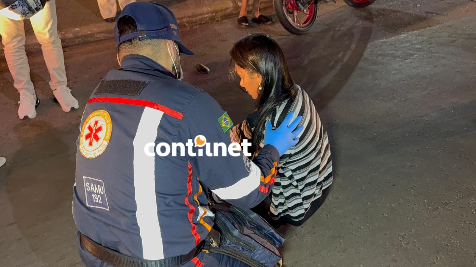Mulher é vítima de atropelamento ao tentar atravessar avenida em faixa de pedestre apagada em Rio Branco