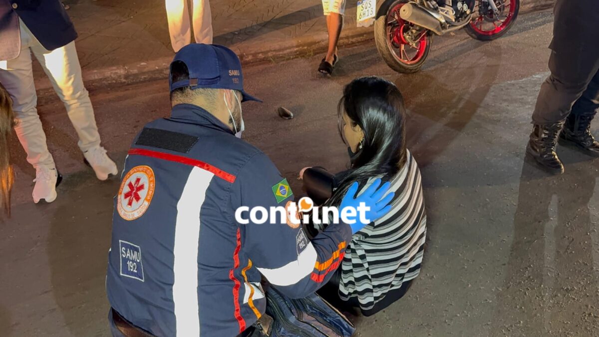 Mulher é vítima de atropelamento ao tentar atravessar avenida em faixa de pedestre apagada em Rio Branco