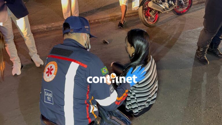 Mulher é vítima de atropelamento ao tentar atravessar avenida em faixa de pedestre apagada em Rio Branco