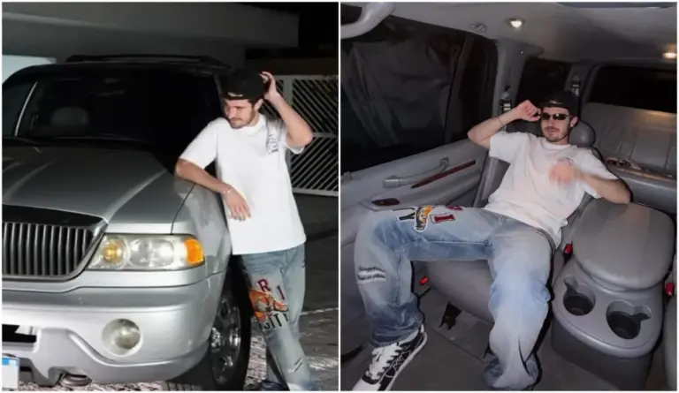 Filho de Gugu Liberato abre garagem e mostra carro favorito do apresentador