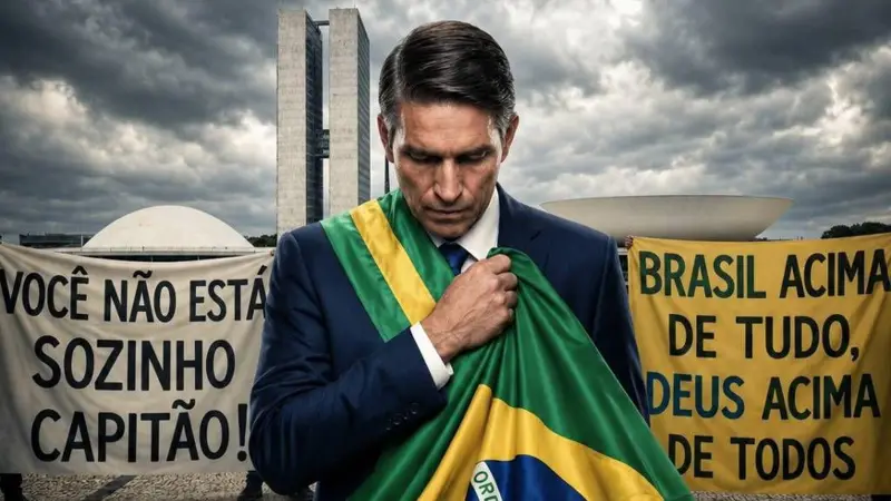 Flávio Bolsonaro antecipa trailer de filme sobre o pai em meio a crise por áudio com banqueiro Flávio Bolsonaro antecipa trailer de filme sobre o pai em meio a crise por áudio com banqueiro