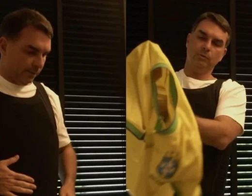 Flávio Bolsonaro diz usar colete balĂstico por temor de atentado e cita facada no pai Flávio Bolsonaro diz usar colete balĂstico por temor de atentado e cita facada no pai