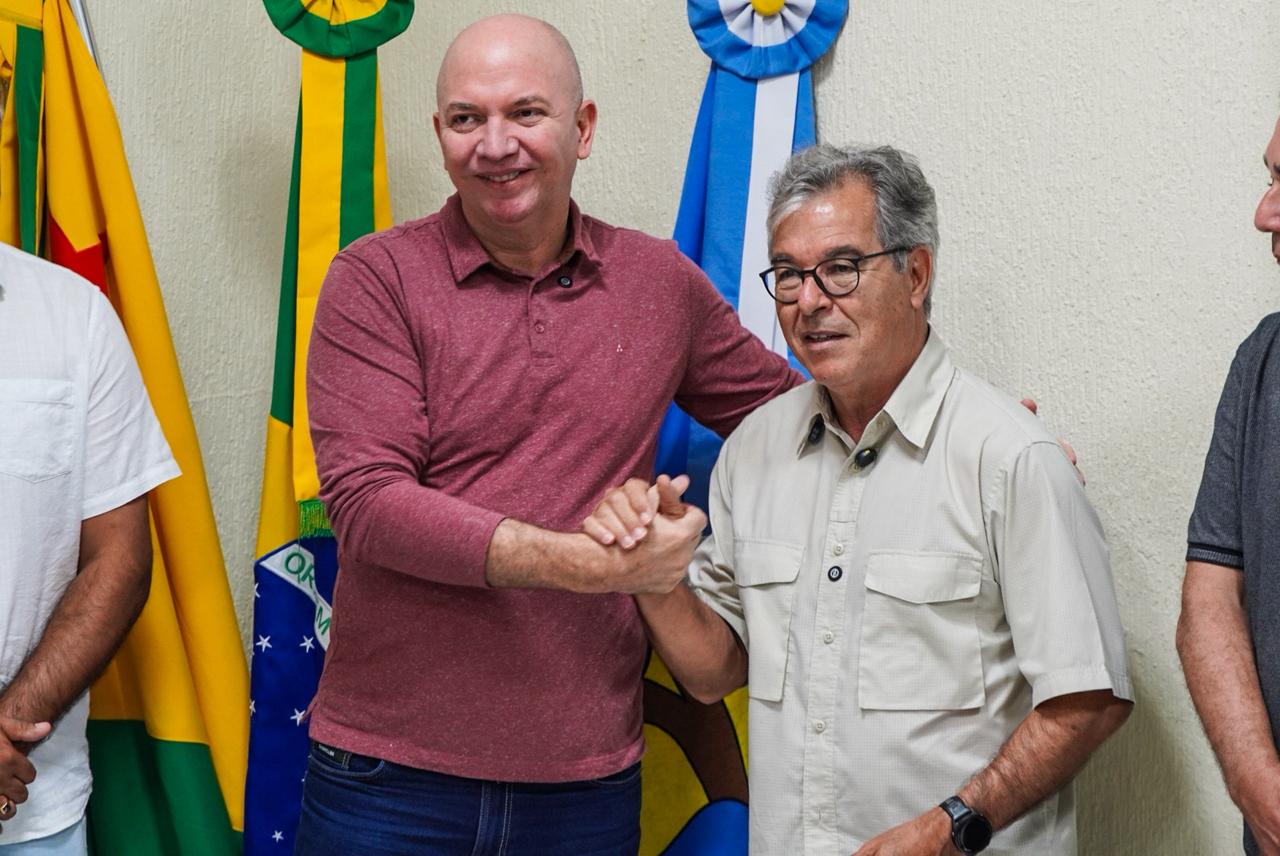“Favorito ao Senado”, diz Gerlen durante visita de Jorge Viana a Sena