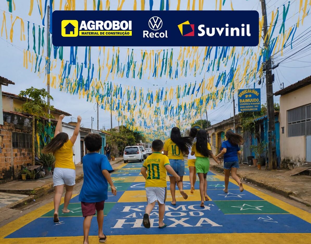 Agroboi, Recol e Suvinil prometem transformar rua em cenário da Copa Agroboi, Recol e Suvinil prometem transformar rua em cenário da Copa