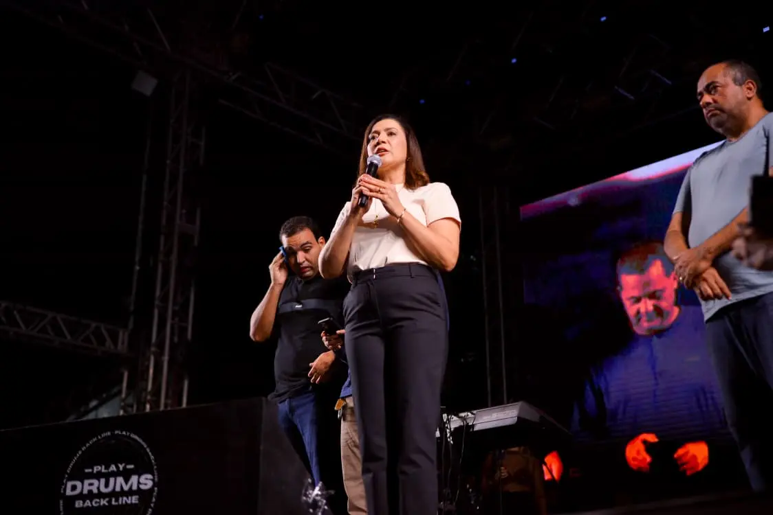 Mailza participou da Festa do Trabalhador no Juruá