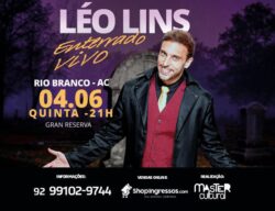 Léo Lins retorna a Rio Branco com show “Enterrado Vivo” em junho