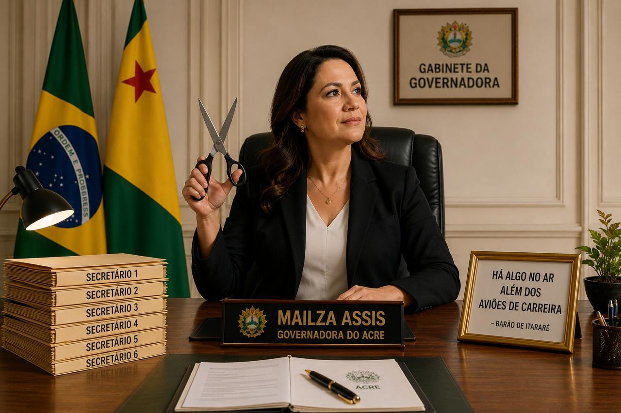 Há algo no ar, e no governo Mailza, além dos aviões de carreira