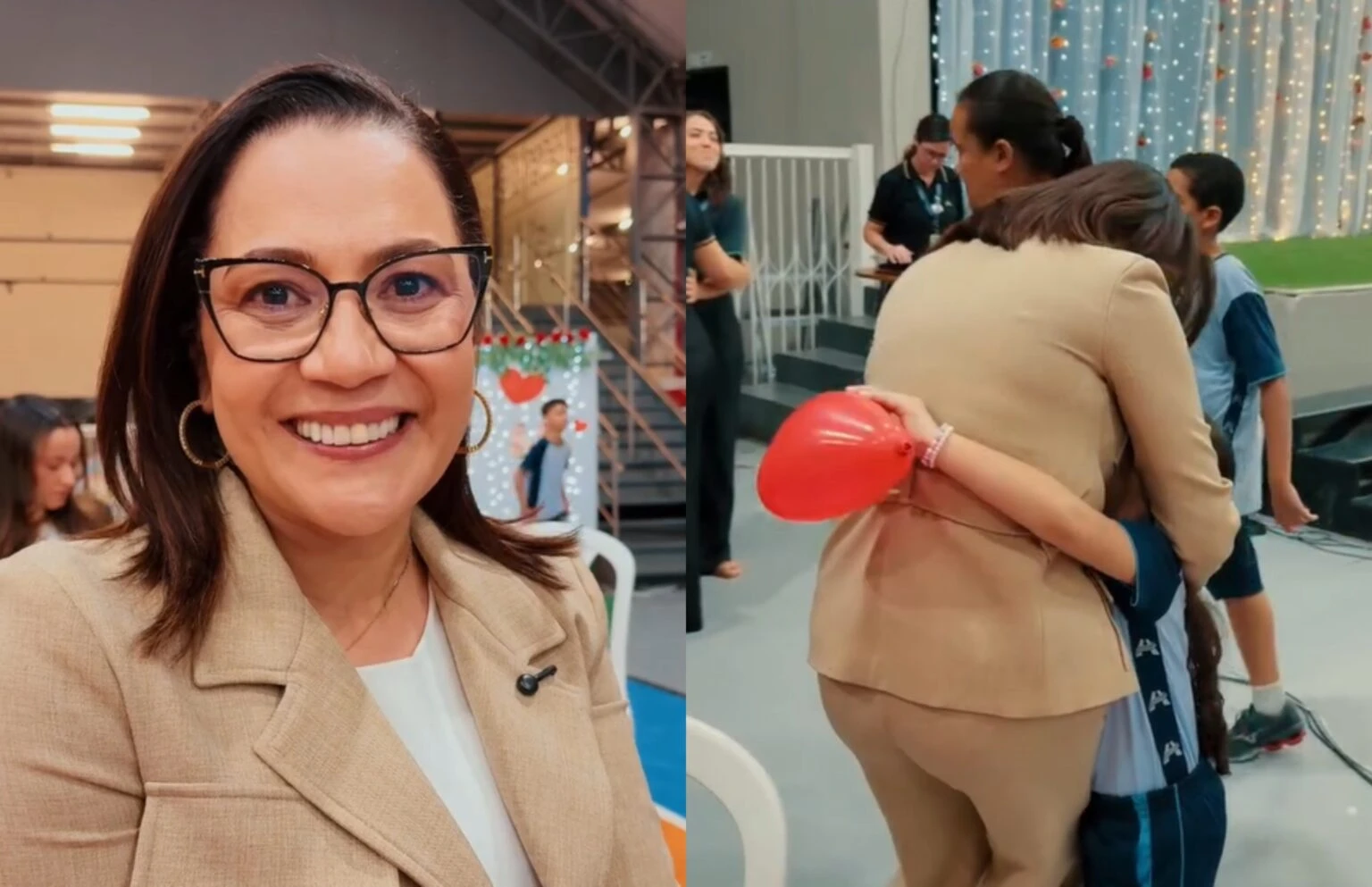 Mailza compartilhou momentos da apresentação da filha em homenagem ao Dia das Mãe