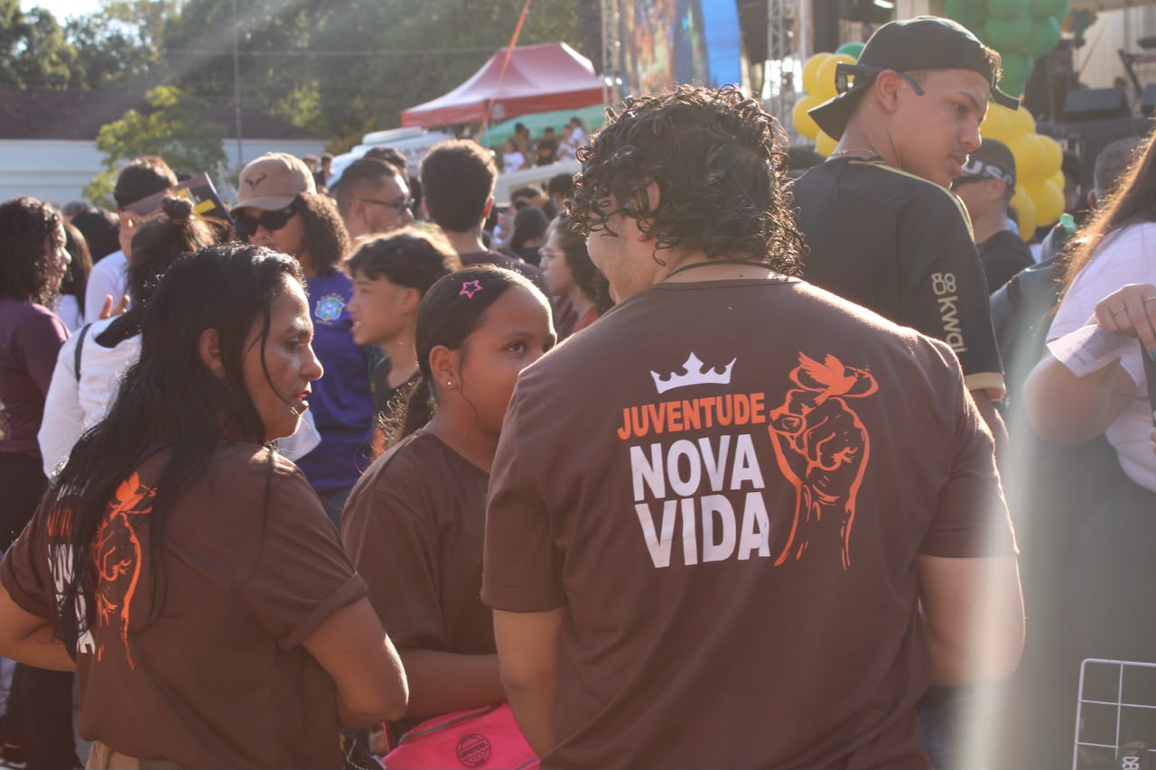 Marcha para Jesus: fiéis se concentram em frente ao Palácio Rio Branco