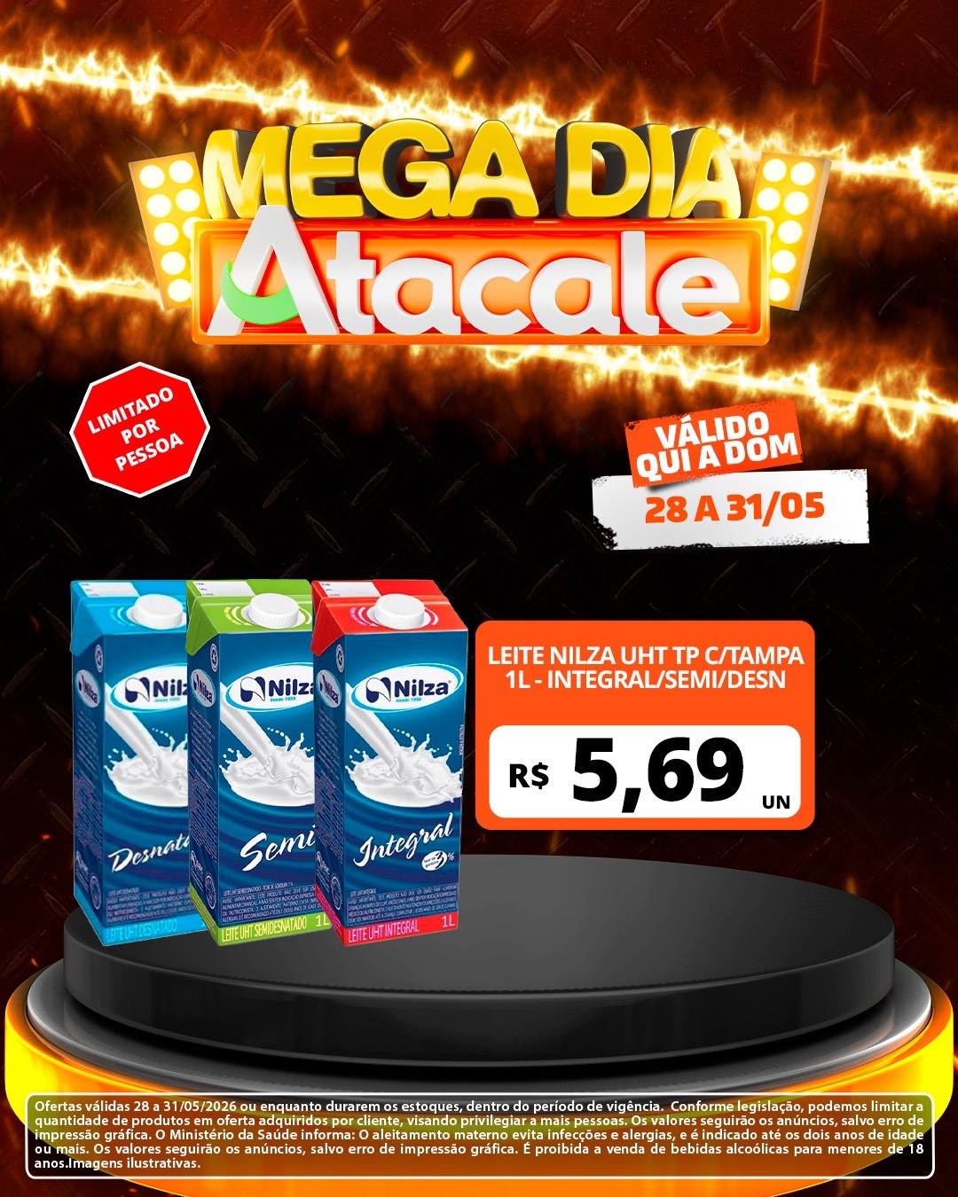 MEGA DIA: mais de 100 ofertas no Atacale; veja as maiores promoções