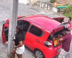 ContilNet Notícias - O seu portal de notícias do Acre Câmera flagra motorista de app escondendo compras de passageira