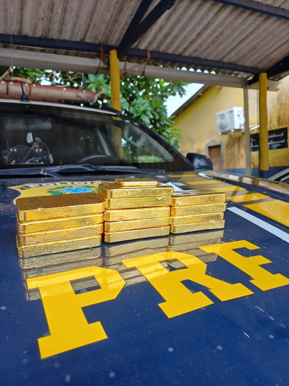 Apreensões da PRF na Amazônia Legal interceptam R$ 14 milhões em ouro ilegal