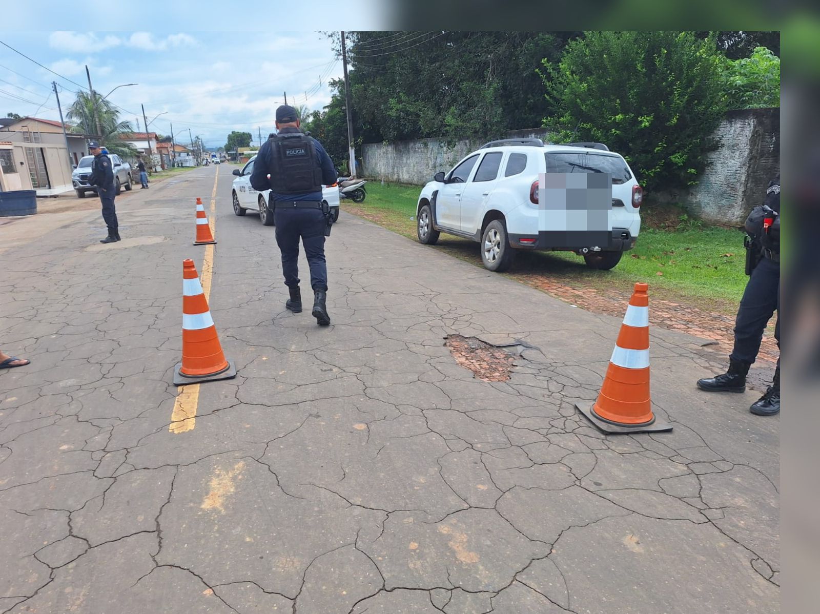 Aluna perde controle de carro durante teste de direção em Sena