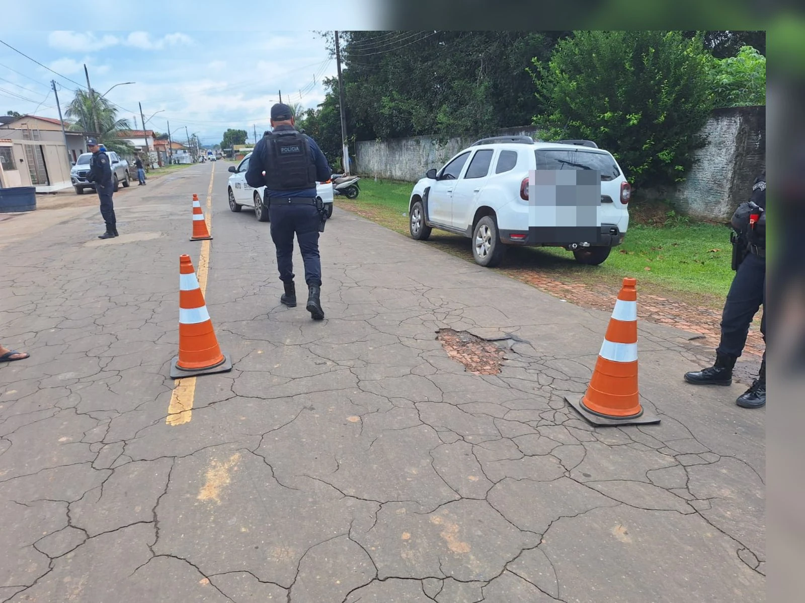 Aluna perde controle de carro durante teste de direção em Sena