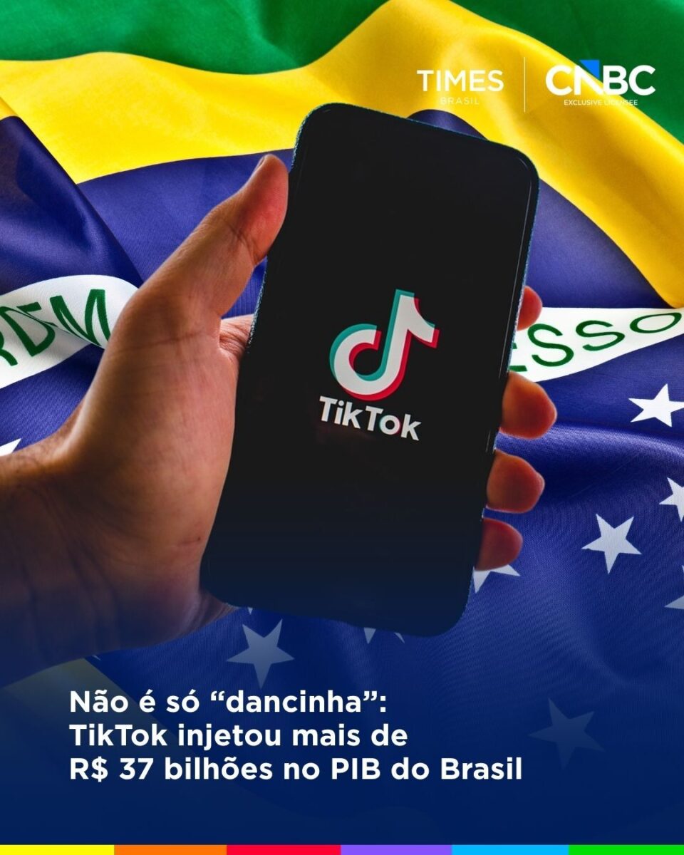 TikTok adiciona R$ 37,3 bilhões ao PIB brasileiro e sustenta meio milhão de empregos