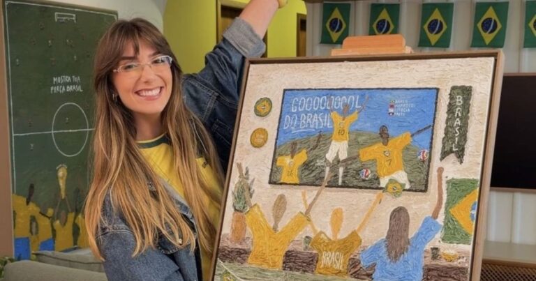 Artista viraliza ao prever lances da Copa do Mundo de 2026 em pinturas