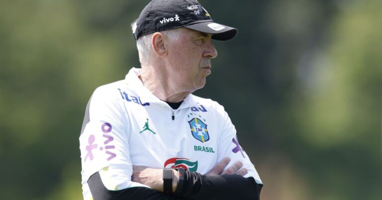 Ancelotti inicia semana com dúvidas na escalação da Seleção Brasileira