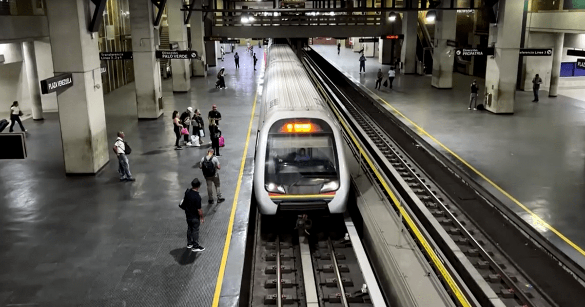 Metrô de Caracas retoma atividades após suspensão devido a terremoto Metrô de Caracas retoma atividades após suspensão devido a terremoto