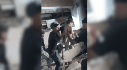 VÍDEO: Menino de quatro anos é resgatado em meio aos escombros na Venezuela