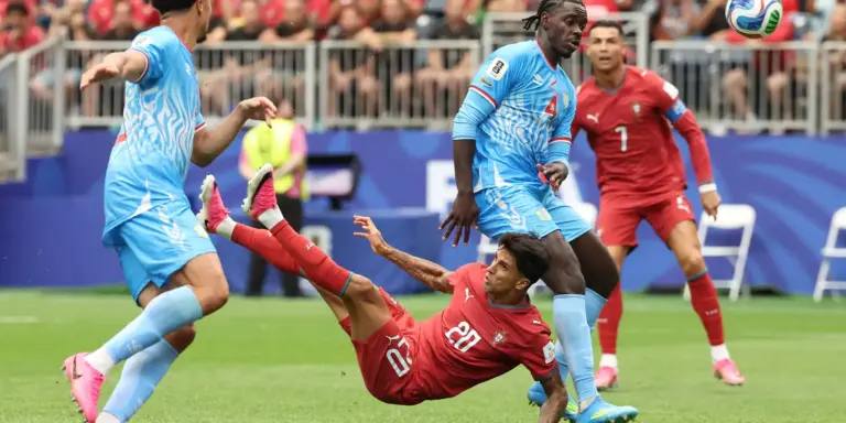 Portugal e RD Congo empatam; congoleses marcam primeiro gol em Copas