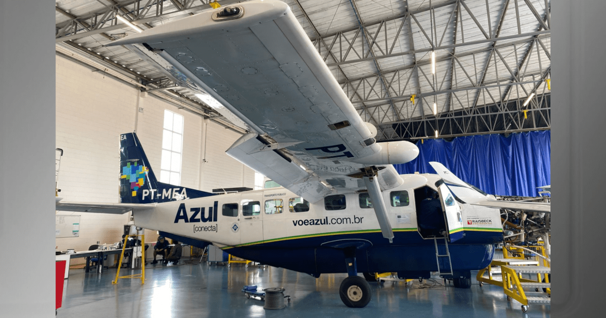 Subsidiária da Azul incorpora novo modelo de aeronave para ampliar atuação Subsidiária da Azul incorpora novo modelo de aeronave para ampliar atuação