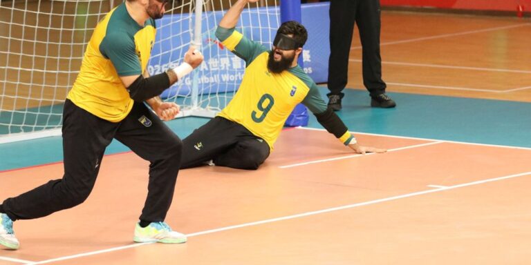 Seleção brasileira masculina vai à semifinal do Mundial de goalball Seleção brasileira masculina vai à semifinal do Mundial de goalball