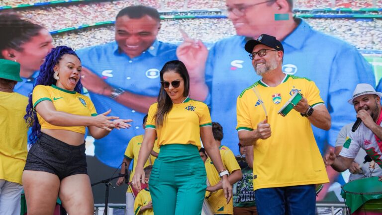 Local tem reunido torcedores para a transmissão dos jogos do Brasil
