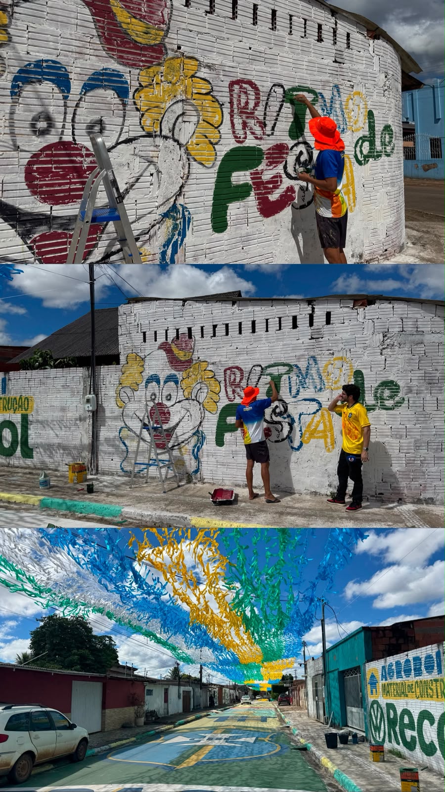 Veja as ruas de Rio Branco que entraram no clima da Copa e viraram atração Veja as ruas de Rio Branco que entraram no clima da Copa e viraram atração