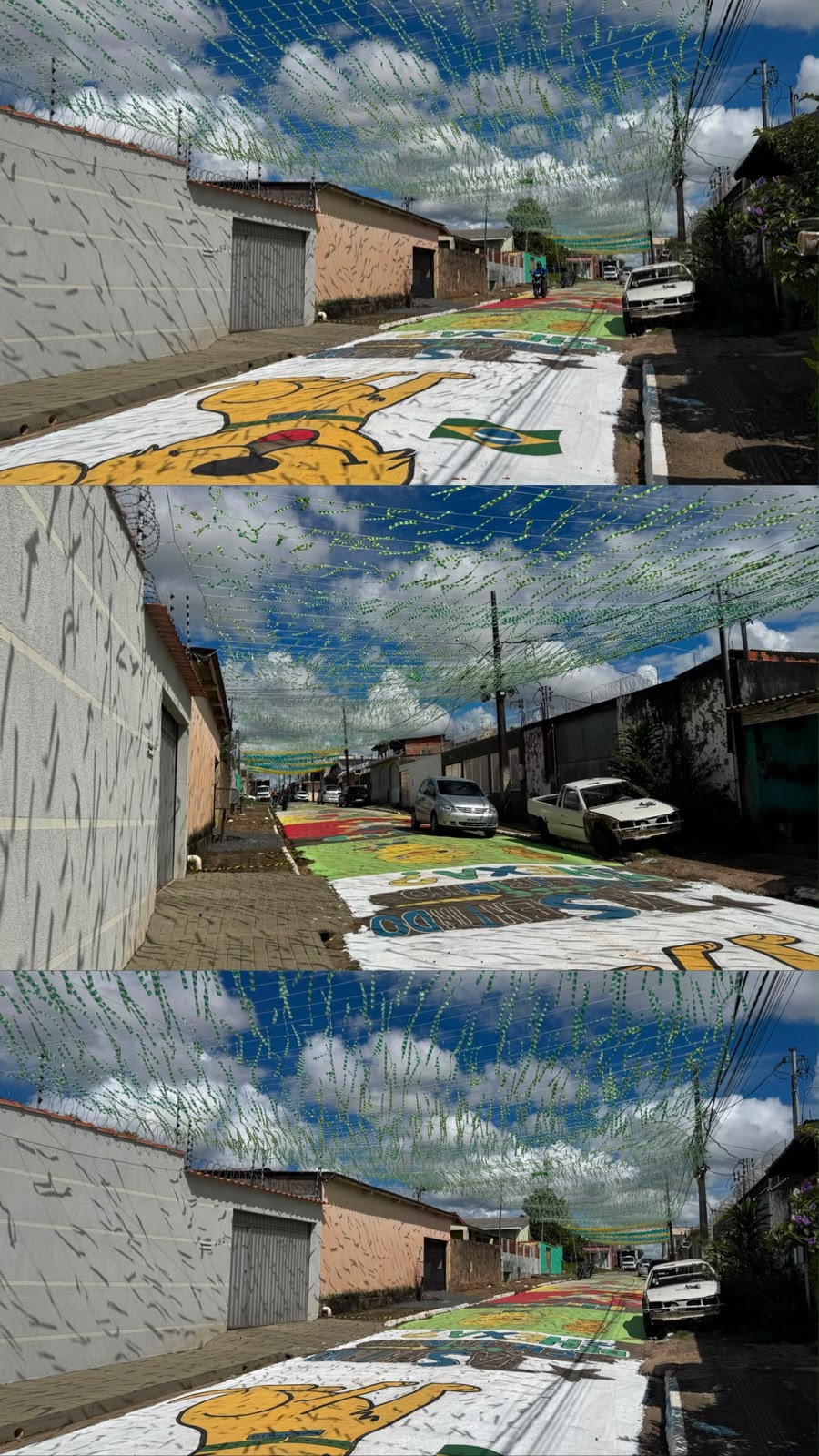 Veja as ruas de Rio Branco que entraram no clima da Copa e viraram atração Veja as ruas de Rio Branco que entraram no clima da Copa e viraram atração