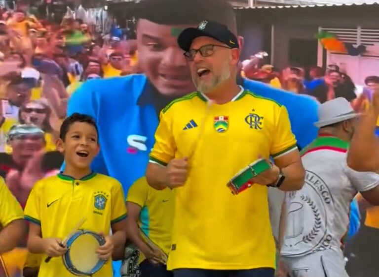 Local tem reunido torcedores para a transmissão dos jogos do Brasil/Foto: Reprodução
