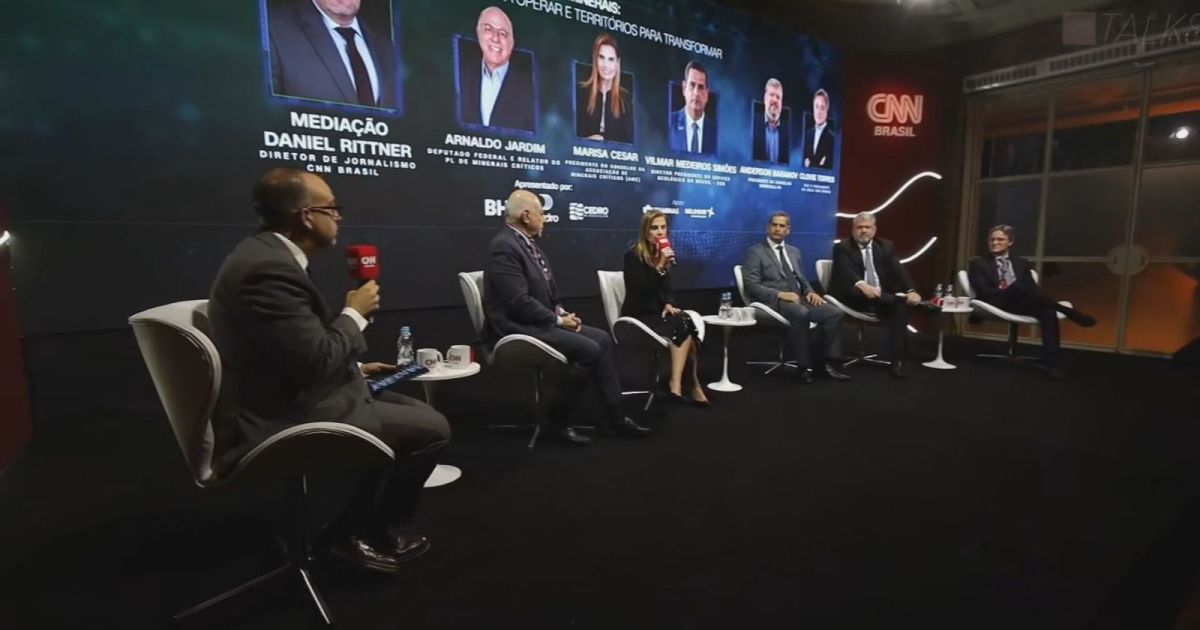 No CNN Talks, governo e setor privado debatem conselho de minerais críticos No CNN Talks, governo e setor privado debatem conselho de minerais críticos