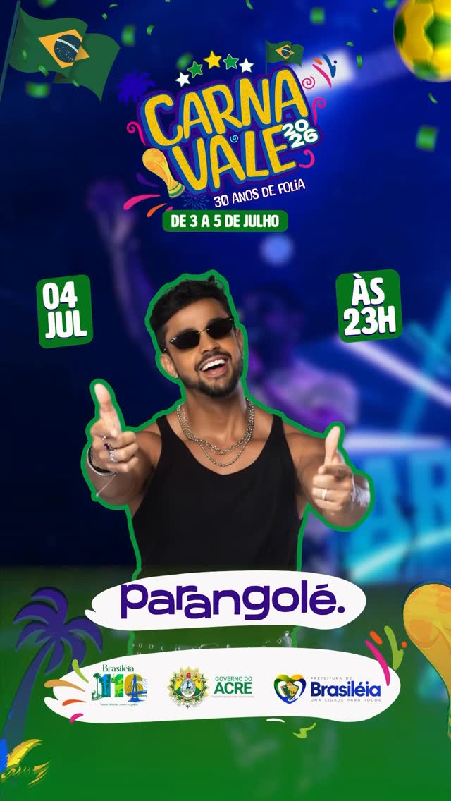 Carnavale terá shows de Parangolé e Koyote em Brasiléia Carnavale terá shows de Parangolé e Koyote em Brasiléia