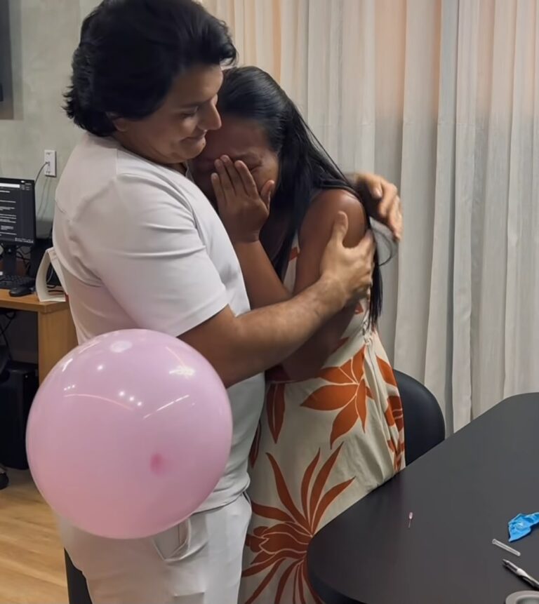 Vídeo de chá revelação emociona ao mostrar reação de gestante solo