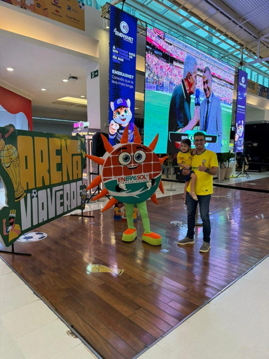 Empresas promovem transmissão dos jogos da Copa no Via Verde Shopping Empresas promovem transmissão dos jogos da Copa no Via Verde Shopping