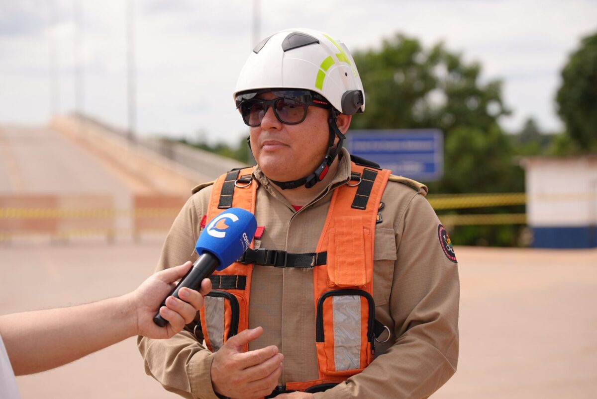 Coronel Edem Santos, sub-comandante do Corpo de Bombeiros