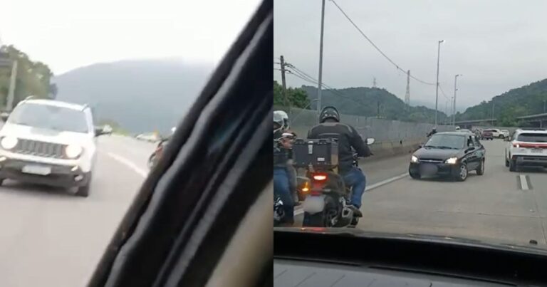 Vídeo: motoristas voltam pela contramão na Imigrantes com medo de arrastão