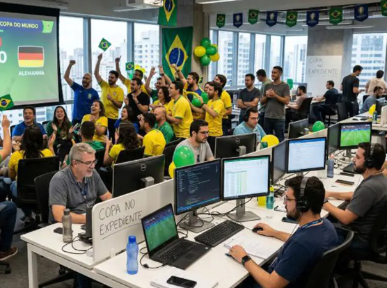 Trabalhadores do Acre terão quase 70h de jogos da Copa durante expediente