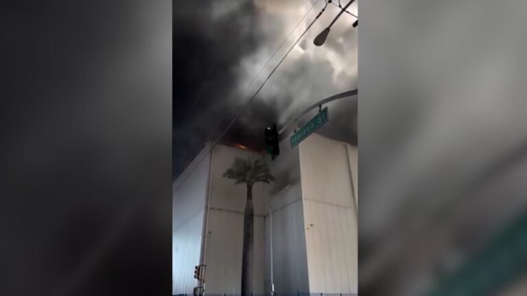 Prefeita decreta emergência após incêndio em armazém em Los Angeles
