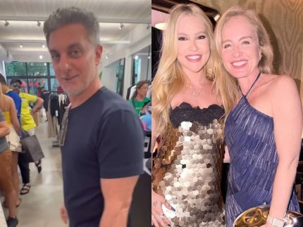 Curtindo a Copa do Mundo, Luciano Huck e Angélica encontram Virginia nos EUA Curtindo a Copa do Mundo, Luciano Huck e Angélica encontram Virginia nos EUA