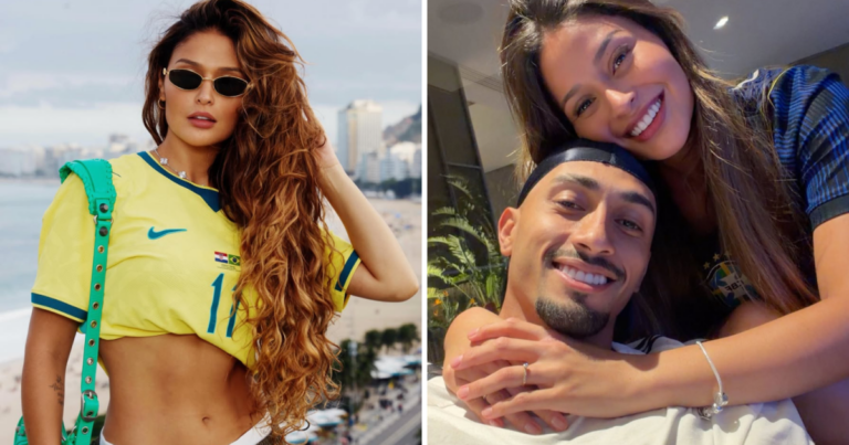 Natalia Belloli, esposa de Raphinha, desmente crise financeira: “Absurdo”