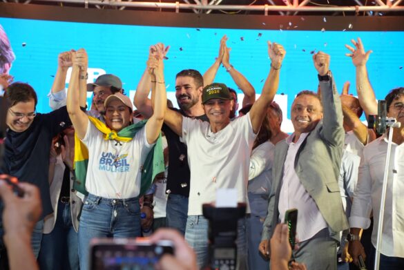 Fábio Rueda reúne lideranças e recebe apoio em lançamento político; FOTOS