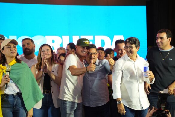 Fábio Rueda reúne lideranças e recebe apoio em lançamento político; FOTOS