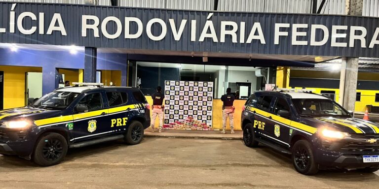 PRF intercepta quase 80 quilos de cocaína em malas dentro de ônibus na BR-364