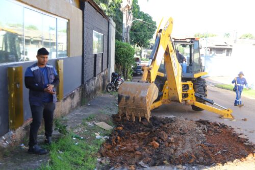 Prefeitura intensifica obras de pavimentação e drenagem em Rio Branco