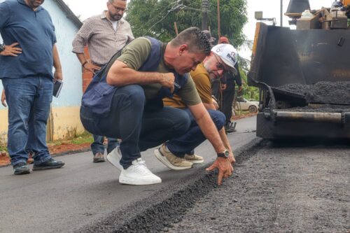 Programa Prefeitura nas Ruas avança com obras de pavimentação