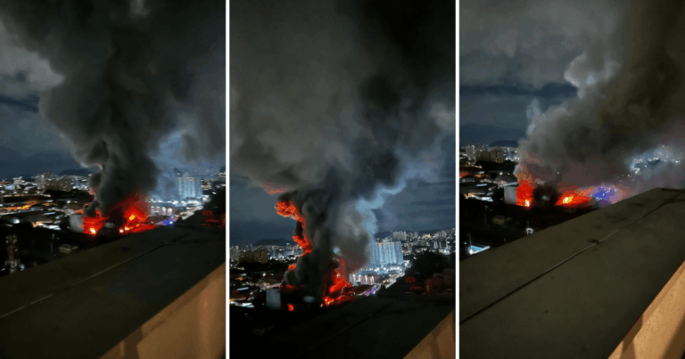 Vídeo: veja incêndio de grandes proporções que atinge galpões na Lapa (SP) Vídeo: veja incêndio de grandes proporções que atinge galpões na Lapa (SP)
