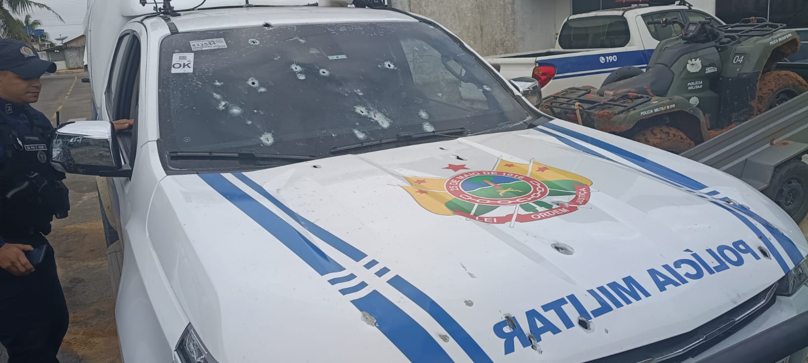 PM investiga suposto tiroteio entre duas viaturas no interior do Acre
