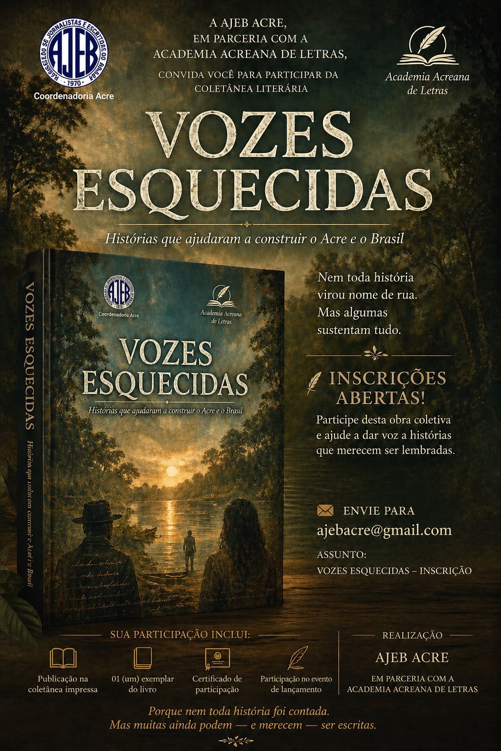 Vozes esquecidas: antologia quer transformar memórias em patrimônio cultural Vozes esquecidas: antologia quer transformar memórias em patrimônio cultural