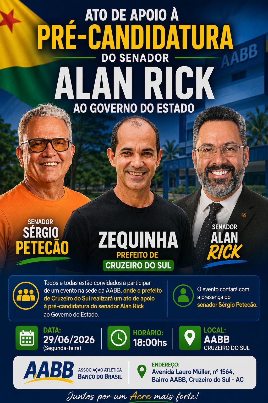 Prefeito de Cruzeiro do Sul prepara anúncio que pode mexer no cenário político