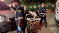 Passageira sofre fratura no braço após colisão entre motocicletas em Rio Branco